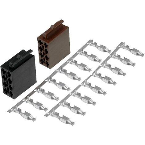2x Fiches nues ISO male 16PIN avec broches