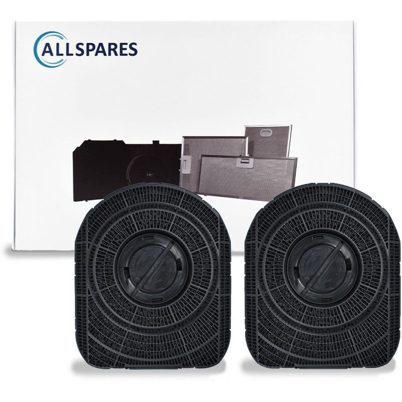 Allspares - 2x Filtre à charbon Type 200 / CHF200/1 / E3CFE200 par