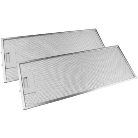 2x Filtre à graisse en métal 456x185mm d'origine Respekta GRI0025433A
