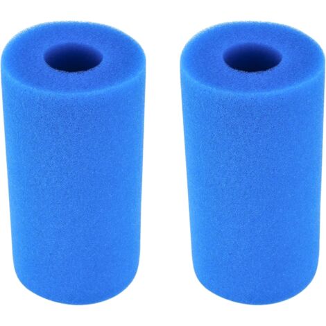 2x Filtre en mousse Ø10x20 cm 40PPI compatible avec épurateur à cartouche Intex type A Piscine Filtration Nettoyage