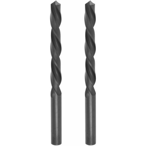 2x foret à métaux HSS laminé acier rapide bricolage outil perçeuse universel, Ø4,8mm