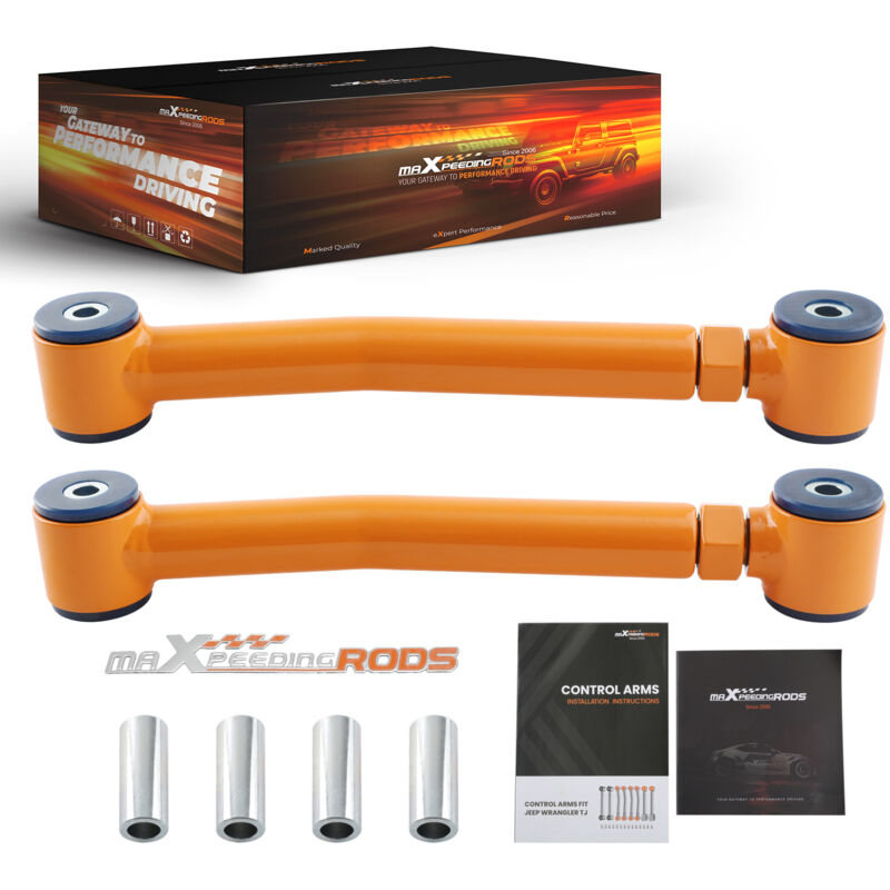 Image of Maxpeedingrods - 2x Front Lower Heavy Duty Adjustable Control Arm Set for Jeep Grand Cherokee zj