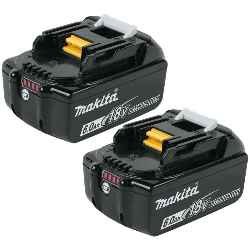 2x Genuine Makita 18V 6.0Ah Li-Ion LXT Battery BL1860 6AH New Star Battery