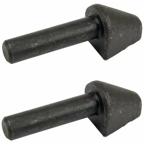 2x Gond modèle haut 16mm tourillon charnière volet à souder Porte Remorque Voiture Camion Hayon Broche