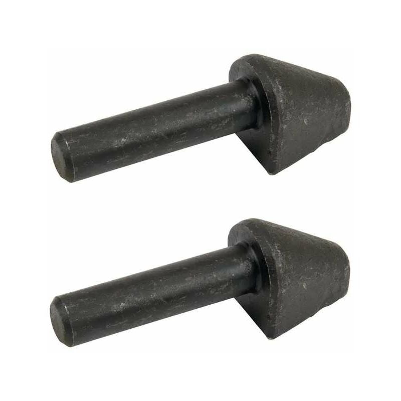 2x Gond modèle haut 15mm tourillon charnière volet à souder Porte Remorque Voiture Camion Hayon Broche