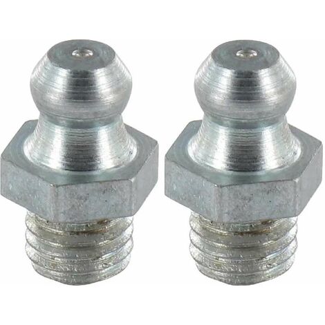 2x graisseur M7x1 angle 180° embout graissage pompe à graisse manuelle hydraulique tracteur engin agricole tractopelle