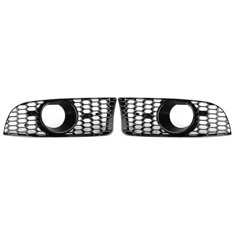 2x Grille de calandre avant inférieure de pare-chocs, cache antibrouillard pour BMW E90 E91 E92 E93 2004-2012 style M3