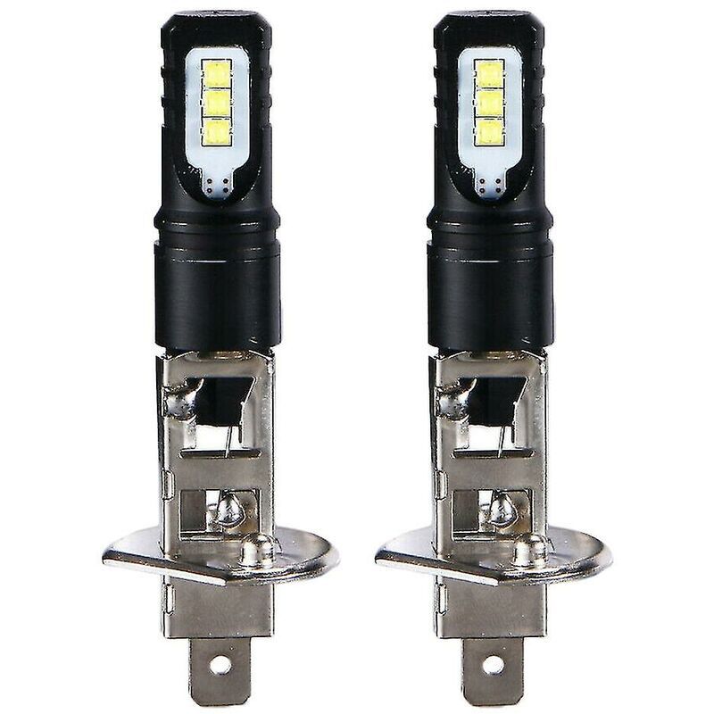 Image of Ymyny - 2x H1 6000k Super Bright White 6000lm drl led Scheinwerfer Kit Fernlicht
