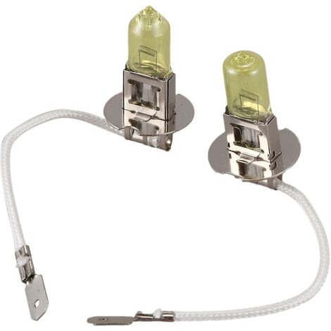 2x H3 55w Gelb Auto Fahren Nebel Halogen Ersetzen Scheinwerfer Lampe Glühbirne