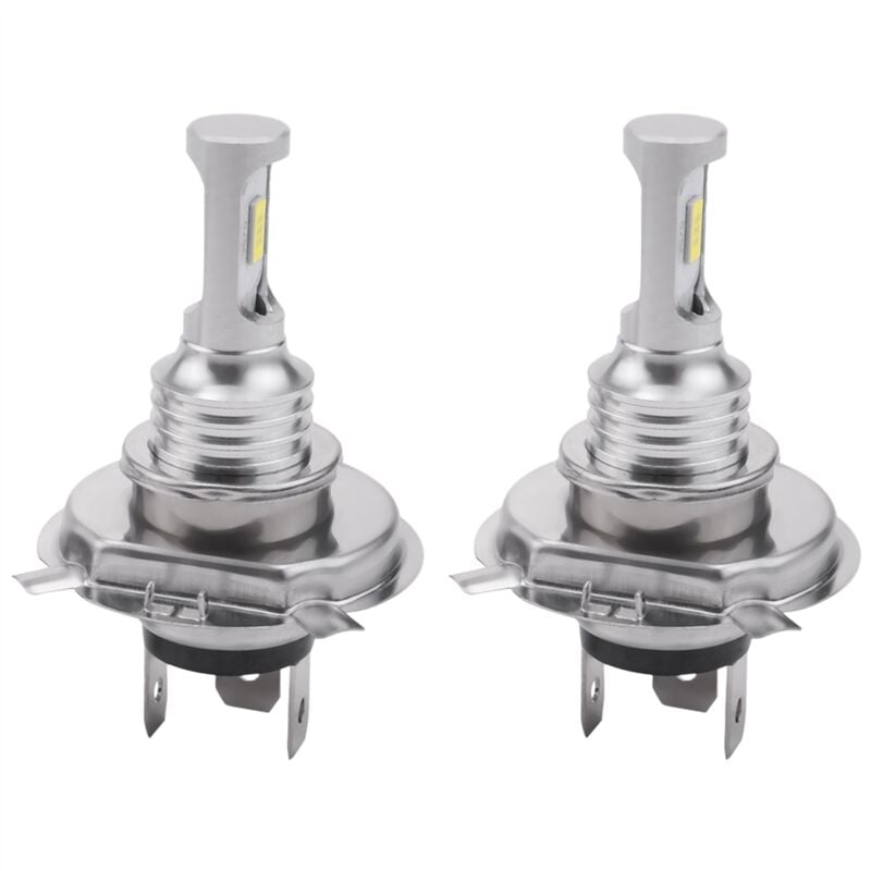 Image of Tlily - 2X H4 9003 Hb2 6000K Super Weiß Csp Led Scheinwerfer Birne Kit Hohe Abblendlicht Canbus