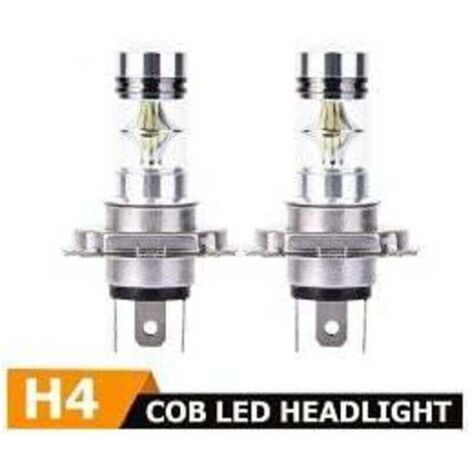 2x H4 Cree LED 100W 20SMD Super Brillant Brouillard Lampe LED Blanc 6000K