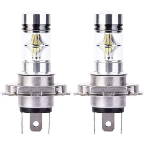 2x H4 Cree LED 100W 20SMD Super Brillant Brouillard Lampe LED Blanc 6000K
