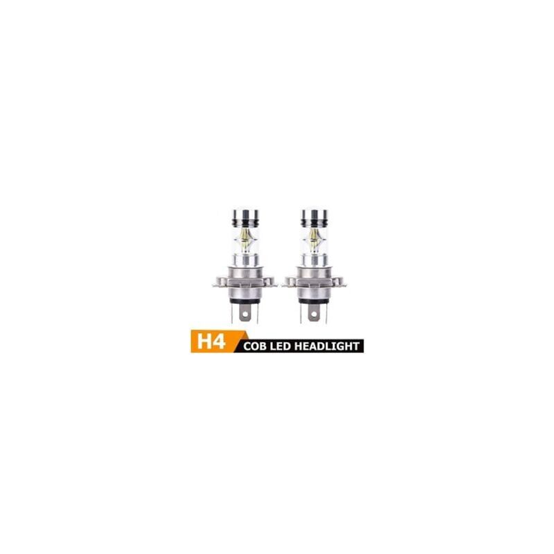 Image of Ymyny - 2x H4 Cree led 100W 20SMD Super Helle Nebel led Lampe Weiß 6000K