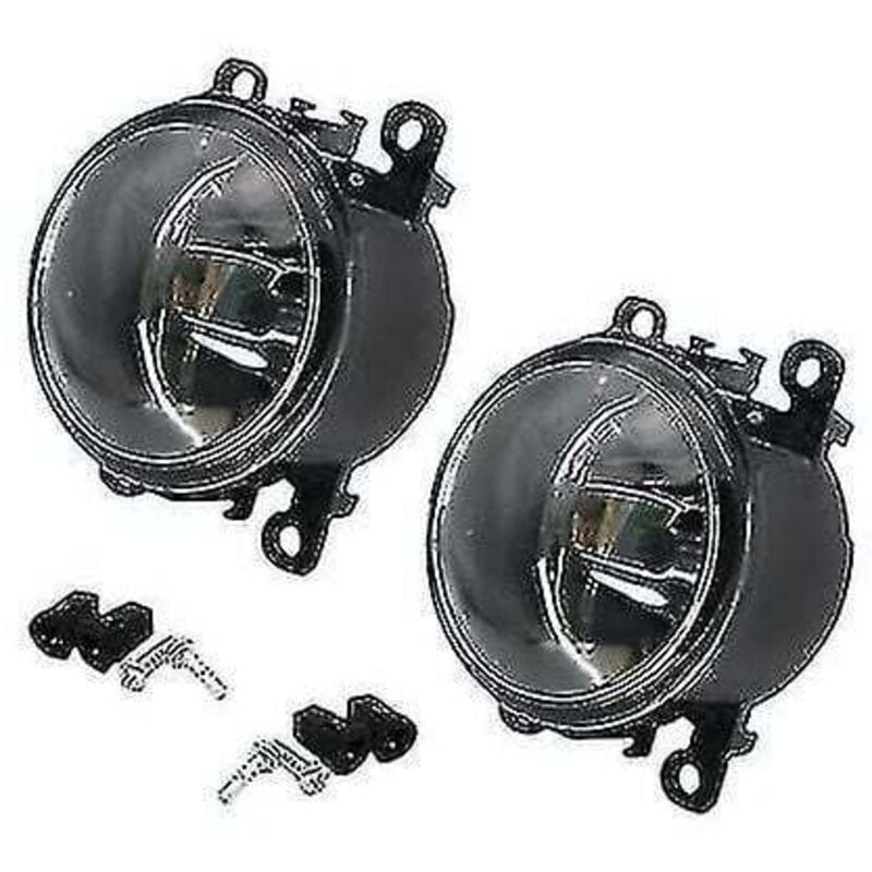 Image of 2x Halogen Nebelscheinwerfer drl Lampe Für Ford Fiesta Focus Connect Transit Custom