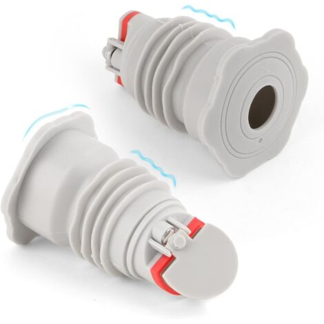 2X Joint de Tuyau de Machine à Lave 35x40mm Bouchon d'Étanchéité en Silicone D'Étanchéité de Tuyau D'Évacuation pour Douche,Tuyau D'égout,Cuisine avec 2X Bouchon Anti-Odeur XXX
