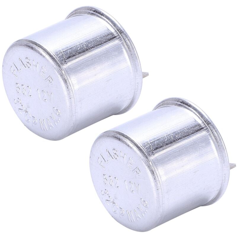 Image of 2X Klassisches Auto Blink Geber Relais Blinker 12V Licht Blinker 2 Pin