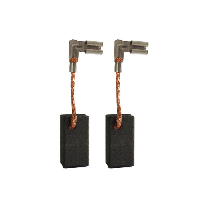 Image of 2x Kohlebürsten 6,3x8mm für Elektro-Werkzeuge (Winkelschleifer, Oberfräse, Stichsäge, Hobel, Säge uvm.) Motorkohlen Kohlestifte