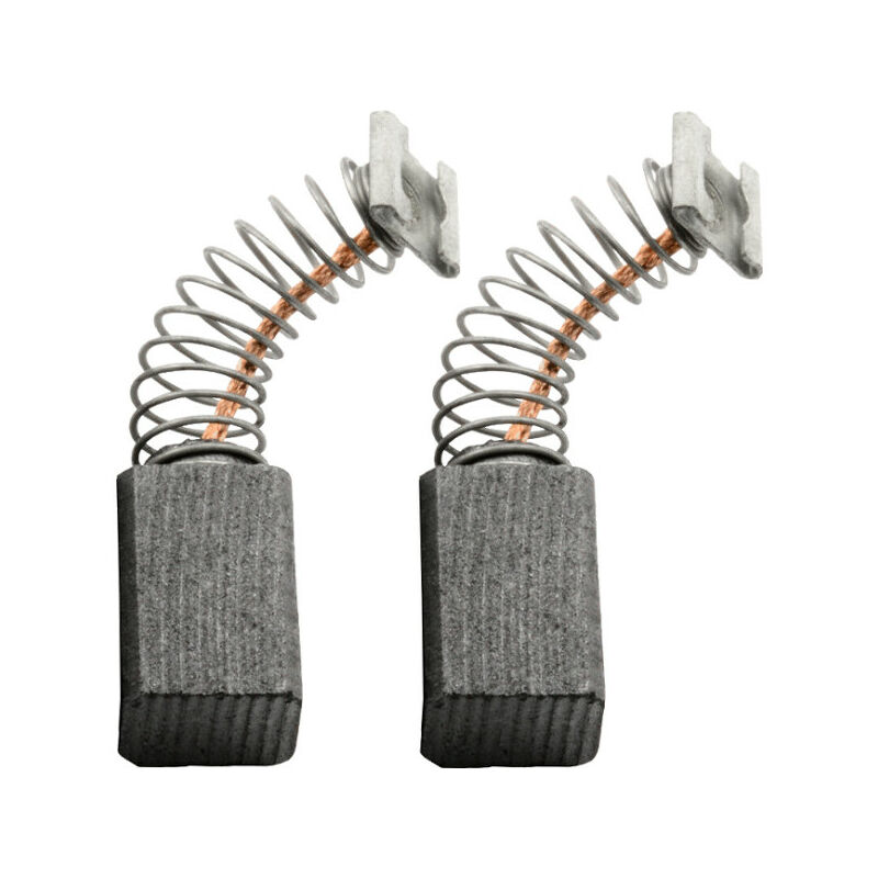 Image of 2x Kohlebürsten für viele Hitachi Elektro-Werkzeuge (z.B. Bohrhammer, Bohrmaschine, Schleifer, Säge uvm.) / Motorkohlen Kohlestifte 6,5x7,5mm