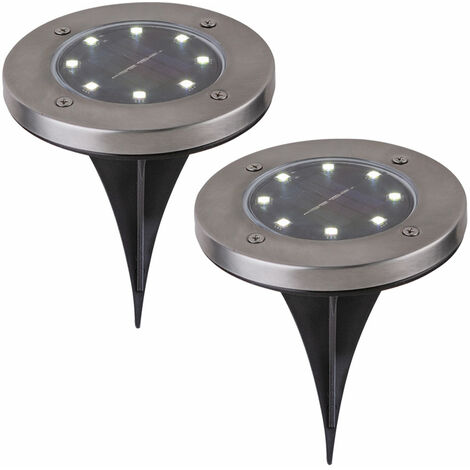 6x torcia solare a LED lampade da esterno giardino percorso