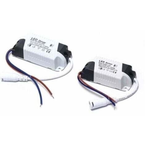 2x LED Driver, 13-18W transformer for LED ceiling light, LED panel power supply, DC connector for LED ceiling light (13-18W)