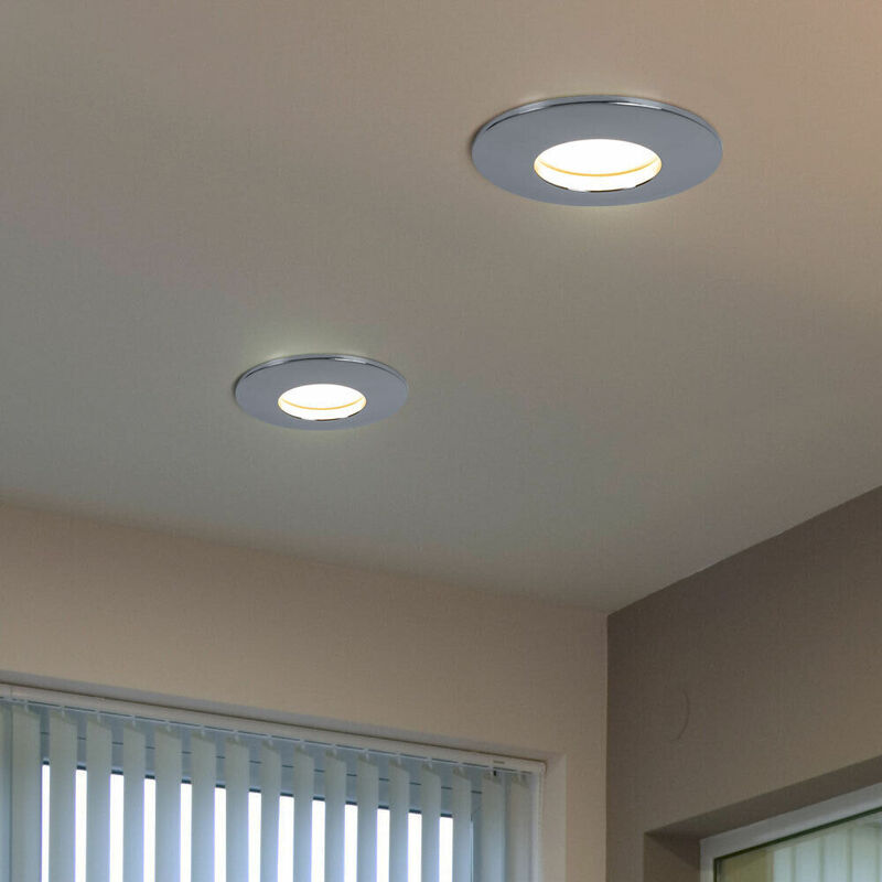 

2x LED foco empotrado iluminación de la habitación de invitados lámpara de techo proyector cartón dañado
