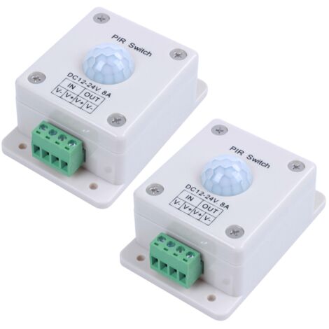 Motion Sensor Led Controller 3X 4 LED Auto PIR Infrared Wireless Door Keyhole Motion Sensor Light Lamp