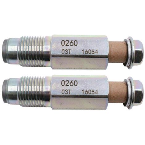 2X Limiteur de carburant, soupape de décharge de pression 095420-0260 Argent