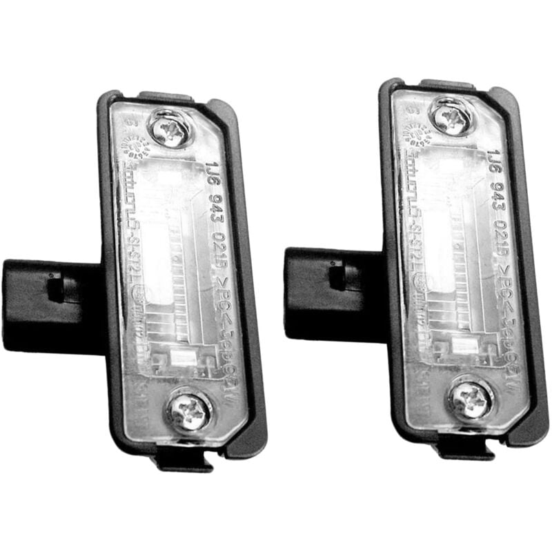 Image of Tlily - 2X Lizenz Platte Licht Lampe 1J6943021B Für-VW Käfer golf MK4 Lupo Phaeton