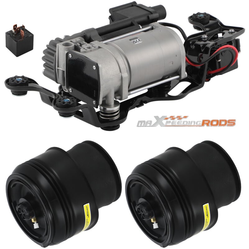 Image of 2X Luftbalg Hinten + Kompressor + Ventilblock for bmw X5 F15 F85 X6 F16 F86