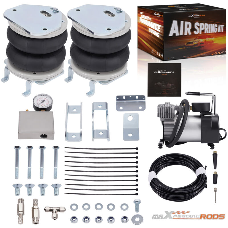 Image of 2X Luftfeder Hinten mit 12V Kompressor Kit for Renault Master X70 fwd 1998-2010