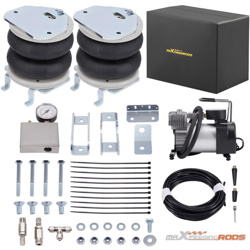 Image of Maxpeedingrods - 2X Luftfederung + 12V Kompressor Kit for Opel Vauxhall Movano X70 fwd 1998-2010
