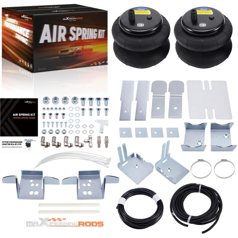 Image of 2x Luftfederung + Halterung Kit for Volkswagen VW Crafter 2E 2F LT35 2006-2017