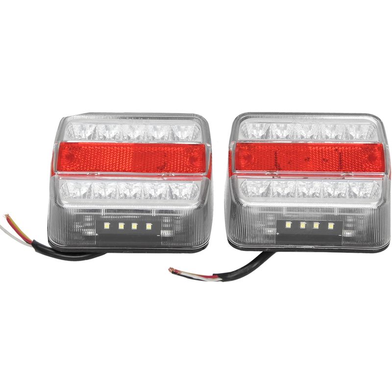 

2x Luz trasera bombillas para caravana remolque 12V tablero E4 universal camión