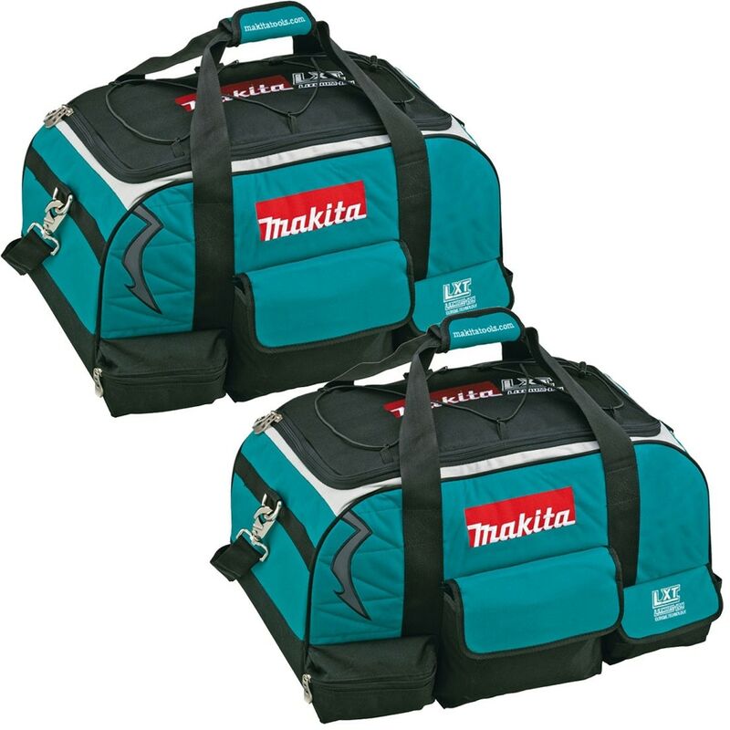 Makita - 2x LXT400 23' 58cm LXT Heavy Duty Padded ToolBag Tool Bag +Shoulder Strap
