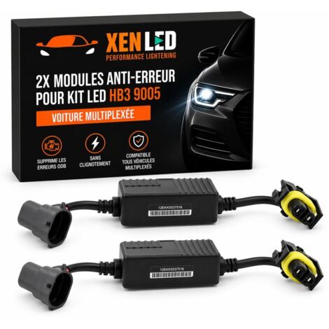 2x Modules anti-erreur pour kit LED HB3 9005 - Voiture Multiplexée