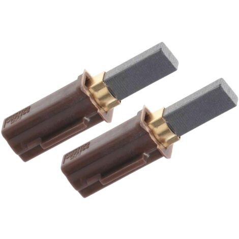 2x Motorkohlen Kohlebürsten 6,3 x 11mm für Ametek 117123-00, 117123-13, 117123-29, 117944, 119549-00, 119678-00 / Elektrowerkzeug Zubehör