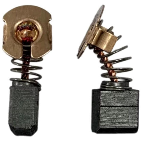 2x Motorkohlen Kohlebürsten Kohlestifte Schleifkohlen 7x10,8x11mm kompatibel mit Makita DSS 610, DSS 611, BKP 180, BJR 181 RF, BJR 181 RFE