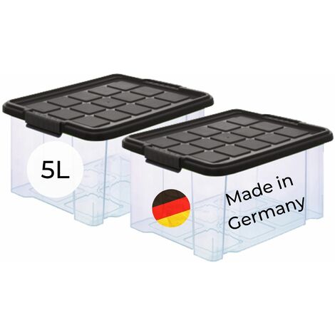 2x Novaliv Aufbewahrungsbox  2x Aufbewahrungsbox, 2x Deckel