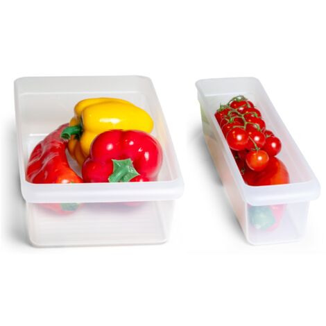 2x Novaliv Kühlschrank-Einsätze  Kühlschrank Organizer