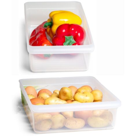 2x Novaliv Kühlschrank-Einsätze  Kühlschrank Organizer