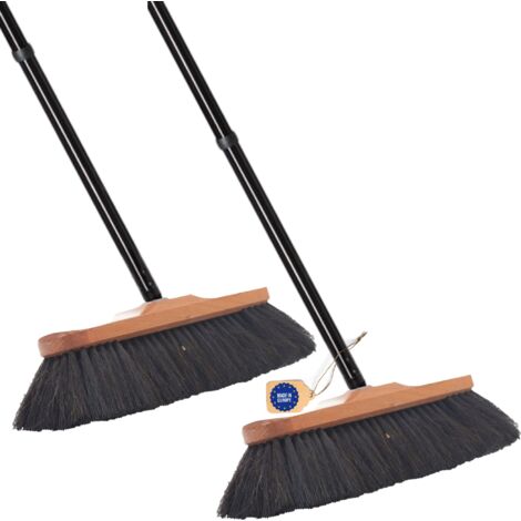 2x Novaliv Staubbesen  Besenkopf mit Stiel