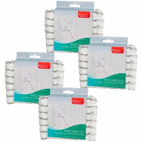 2x Novaliv Wischmopp  100% Polyester, bis 40°C waschbar