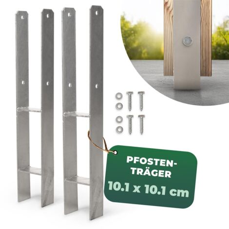 2x Novatool Bodenanker Bodenhülse mit Schrauben