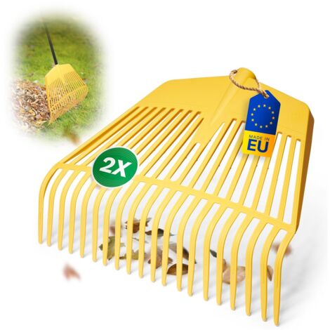 2x Novatool Gartenpflege-Sets Robuster Laubrechen
