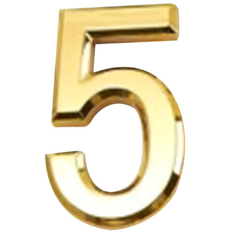 2x Numéro de porte d'hôtel autocollant