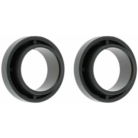 2x Palier lisse volet roulant pour montage hors joues Ø extérieur 28mm Ø intérieur 18mm en plastique POM noir Fenêtre Store Ouverture Fermeture Caisson Treuil