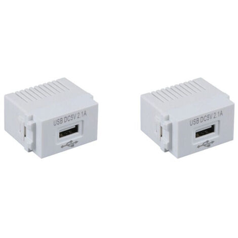 2X Panneau de Chargement pour TéLéPhone Portable Module D'Alimentation USB Prise 220 V Transformateur 5 V 2,1 une Adaptateur de Commutation de Prise