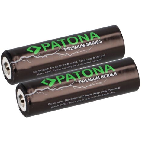 2x PATONA Premium 14500 Zelle ICR14500 Li-Ion Akku 3,7V 800mAh