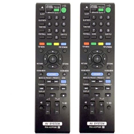 2X per telecomando RM-ADP090 per sostituire il sistema AV HBD-E2100 DBD-E3100 BDV-E4100 BVD-E6100