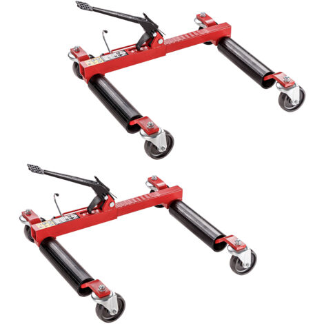 2x PKW Auto Rangierhilfe DRH12 Rangierheber Wagenheber Reifenwechsel bis 680kg